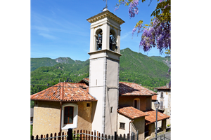 chiesa e torre campanaria Antea